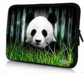 Sleevy 17.3 laptophoes pandabeer - laptop sleeve - laptopcover - Sleevy Collectie 250+ designs