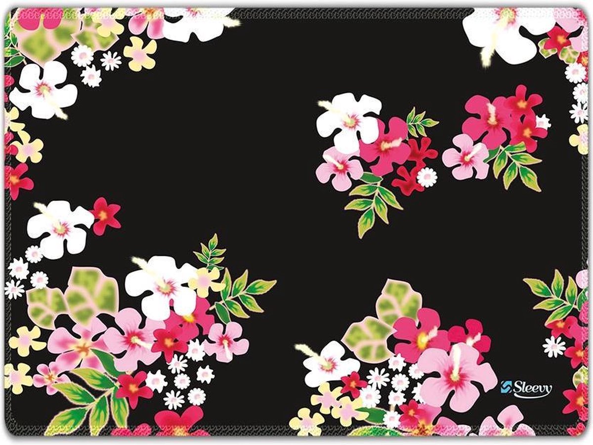 Muismat gekleurde bloemen - Sleevy - mousepad - Collectie 100+ designs