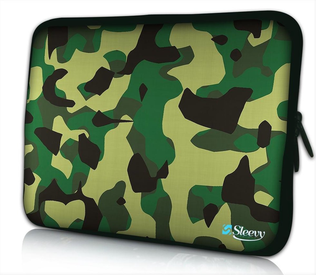 Sleevy 10 laptop/tablet hoes legerprint - tablet sleeve - sleeve - universeel