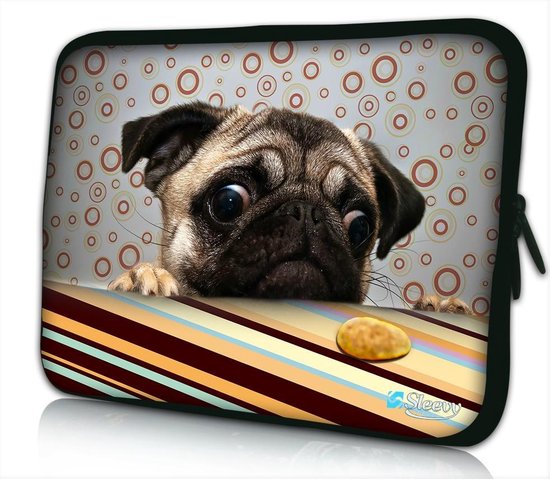 Sleevy 13.3 laptophoes grappig hondje - laptop sleeve - Sleevy collectie 300+ designs