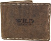 Wild Leather Only !!! Portemonnee Heren Buffel leer D.BRUIN (AD206-15)