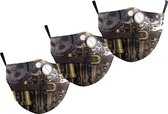 gezichtsmasker Hendrik, set van 3 stuks