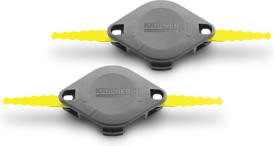 Grastrimmer - Set van 2 messen voor Kärcher grastrimmer compatibel met alle 18V en 36V Kärcher accu aangedreven grastrimmers
