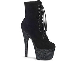 Pleaser Enkellaars -36 Shoes- ADORE-1020FSMG US 6 Zwart