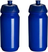 2 x Bouteille d'eau Tacx Shiva - 500 ml - Bleu foncé - Gourde