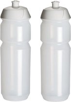 2 x Bouteille d'eau Tacx Shiva - 750 ml - Bouteille transparente