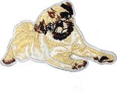 Mopshond Patch (Iron-On)
