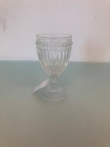 Rond glas met motief