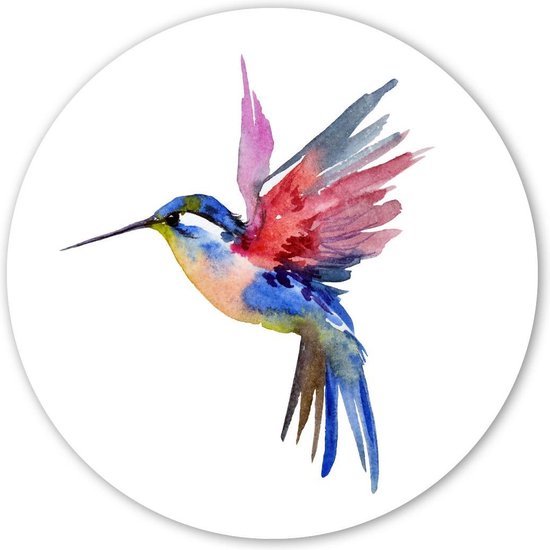 Wooncirkel - Watercolor - Kolibri (⌀ 40cm)