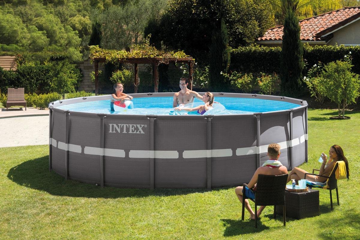Intex Ultra frame pool - Opzetzwembad met filterpomp en acc. - 488x122cm