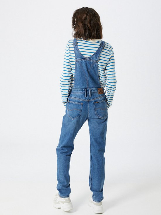 Lee tuinbroek jeans bib Blauw Denim-xs | bol.com