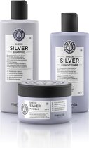 Maria Nila Sheer Silver Care Set met Masque (Shampoo + Conditioner + Masker)