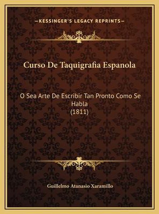 Curso de Taquigrafia Espanola - cover