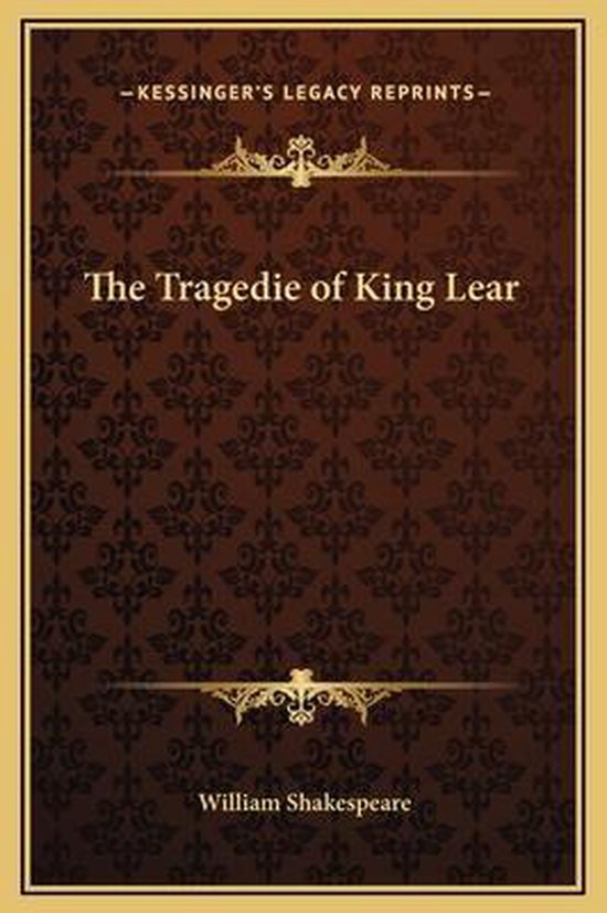 The Tragedie of King Lear - cover