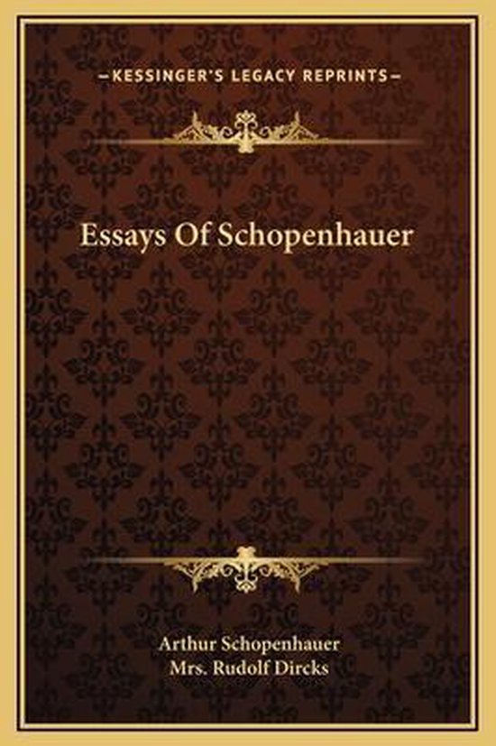 schopenhauer essay on books and reading