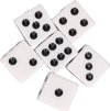 Afbeelding van het spelletje Speelgoed dobbelstenen 12 stuks op blisterkaart - Familiespellen - Dobbelen - Dobbelspellen