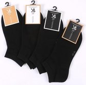 Socke - 3 Paar Sneakersokken Enkelsokken Maat 43/46 Kleur Zwart Multipack Unisex Maat 43/46 - Enkel Sokken Heren - Enkel Sokken Dames