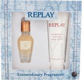 Replay - Jeans Original for Her Gift Set 20 ml and body lotion Jeans Original for Her 100 ml - 20ML