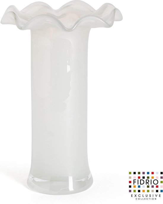 Design vase Delicia - Fidrio MISTY - glas, mondgeblazen - hoogte 30 cm
