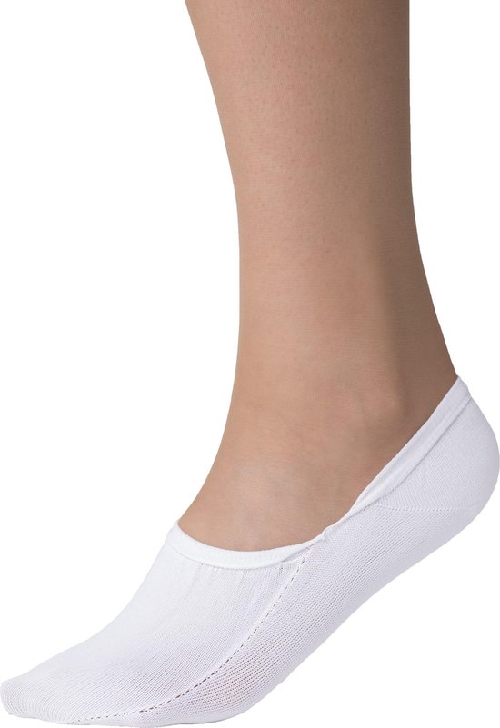 Steps Onzichtbare Sneaker Sok Dames Wit Polyamide 4 paar 39-42