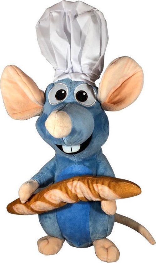 Disney Ratatouille met Stokbrood Pluche Knuffel 25CM | bol.com