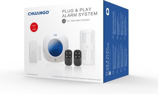 Chuango - CG-105S Draadloos On-Site Alarmsysteem (Stand-alone)