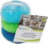 Starbright Keukenspons 3 Stuks 8 Cm
