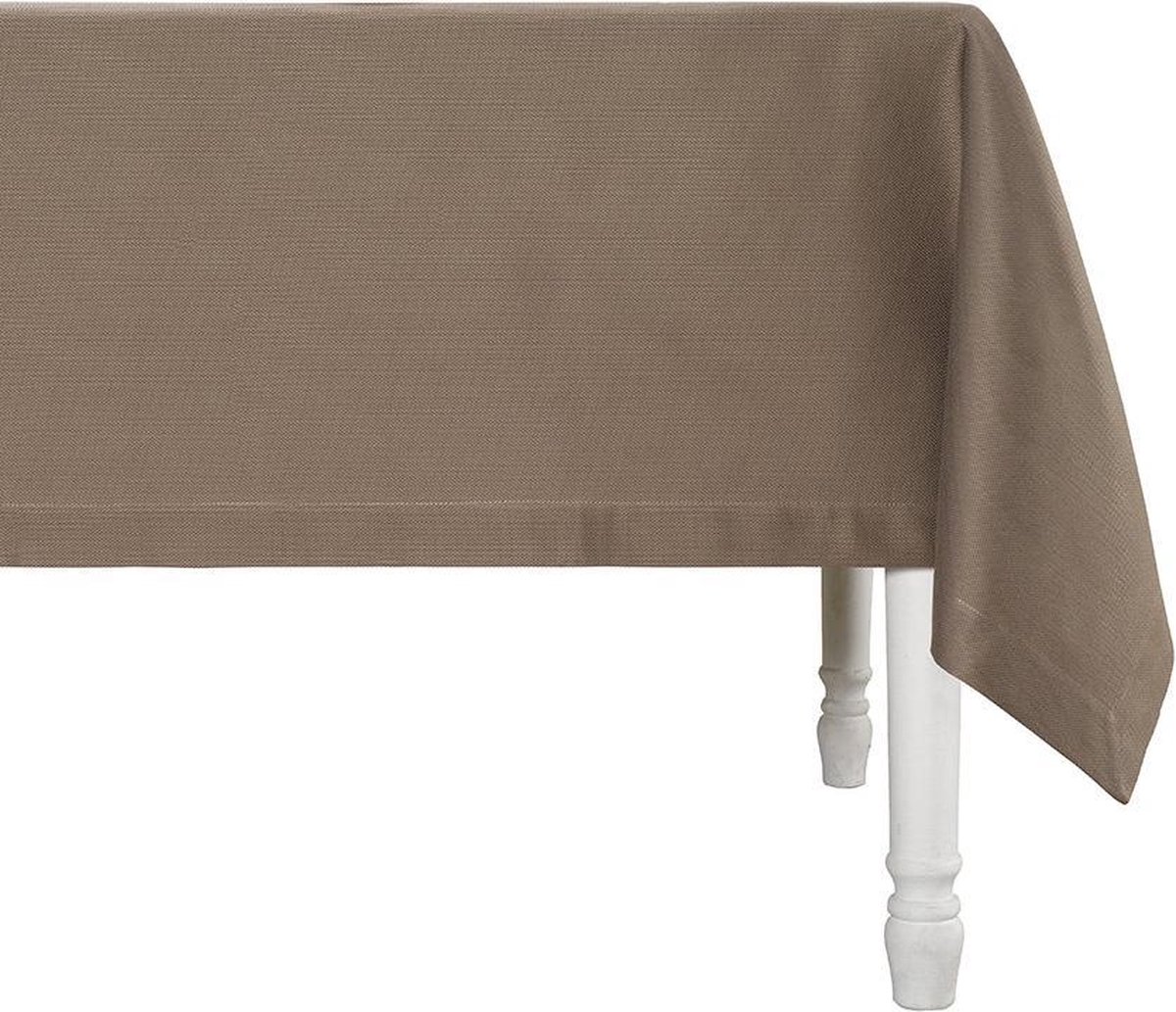 De Witte Lietaer Tafellaken, Kalahari Cacao - 170 x 260 cm - 100% Katoen