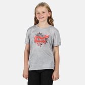 Regatta - Kid's Alvardo V Graphic T-Shirt - Outdoorshirt - Kinderen - Maat 7-8 Jaar - Grijs