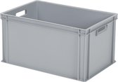 Stapelbak - Opbergbox - 600x400xH320mm - grijs