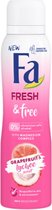 Fa Deospray Fresh & Free - Grapefruit & Lychee - Voordeelerpakking 6 x150 ML