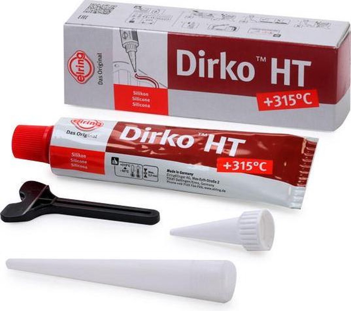Vloeibare Pakking 70ml, ELRING Dirko HT rood (315 °C)
