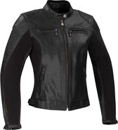 Segura Kroft Lady Black Leather Motorcycle Jacket T4