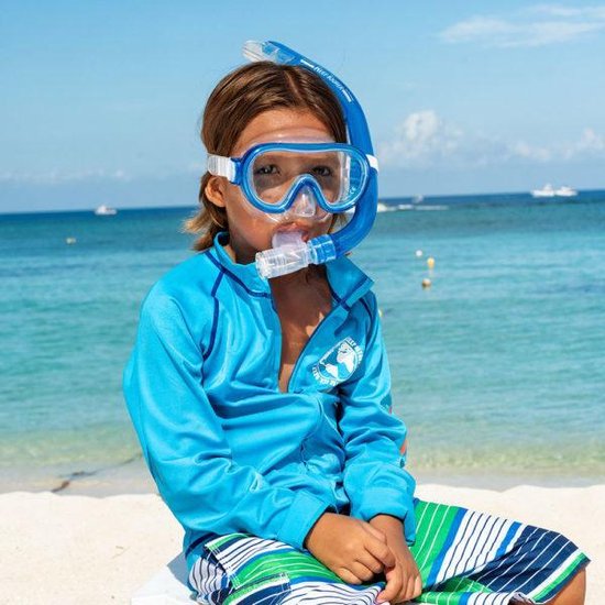 ReefTourer- RC0203- Snorkelmasker- Snorkelset voor kinderen tot ong. 10 jaar - blauw - ReefTourer