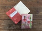 Alex Clark Small Chunky Notebook Bijen ~ Softcover Notitieboek Bijen en Rozen