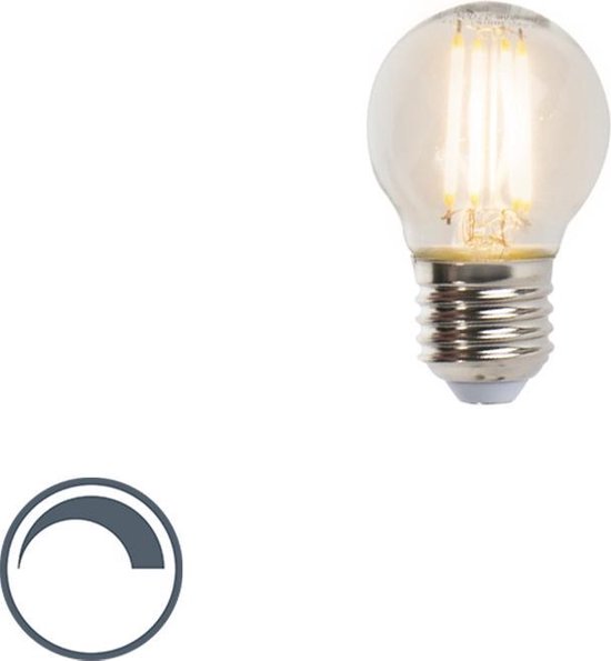 Lampe boule à filament LED E14 dimmable 5W 470 lm 2700K