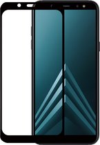 Azuri Tempered Glass flat RINOX ARMOR  - zwart frame - Samsung A6 (2018)