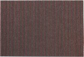 Outdoor vloerkleed Inuci met "Eco", pvc vrije rugzijde, kleur "Tomato Grey Lined", 200 cm x 67 cm.
