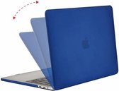 Macbook Pro 13 inch (2020) Hoes - Clip-On Hard Case - Donker Blauw