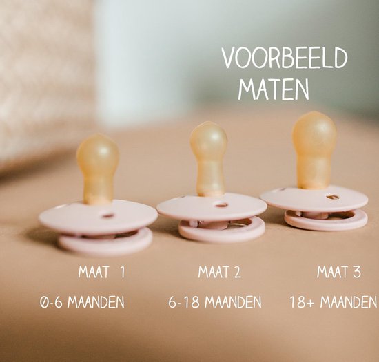 Bibs fopspeen - maat 1 0-6 maanden - 1 stuk - cloud
