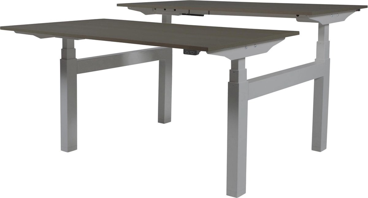 Zit Sta Bureau (2pp) - Elek 180x80/80 Havana Kersen - alu frame