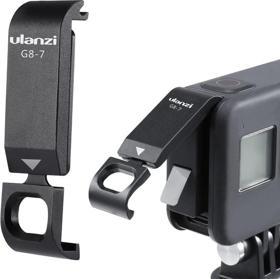 Ashley Furman stap Grootste Ulanzi G8-7 batterijdeur met oplaadaansluiting voor GoPro 8 | bol.com
