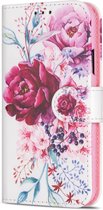 Hoesje Geschikt voor Apple iPhone 7/8/SE 2020/SE 2022 print wallet Case/Hoesje/Portemonnee Book case kaarthouder en magneetflipje (2)