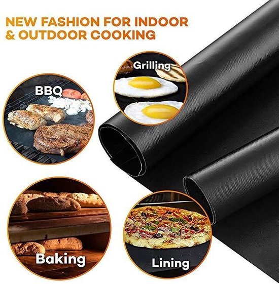 BBQ Matjes 3 stuks - Grill Mat - Barbecue Accessoires - oven mat