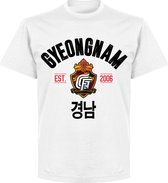 Gyeongnam FC Established T-shirt - Wit - XXL