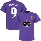 Real Valladolid Ronaldo 9 Team T-Shirt - Paars - M