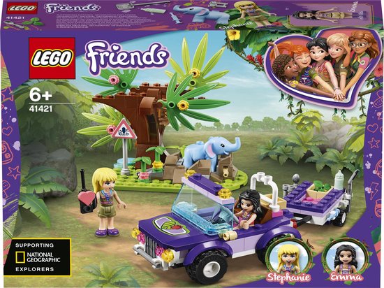 LEGO Friends Reddingsbasis Babyolifant in Jungle - 41421 - LEGO