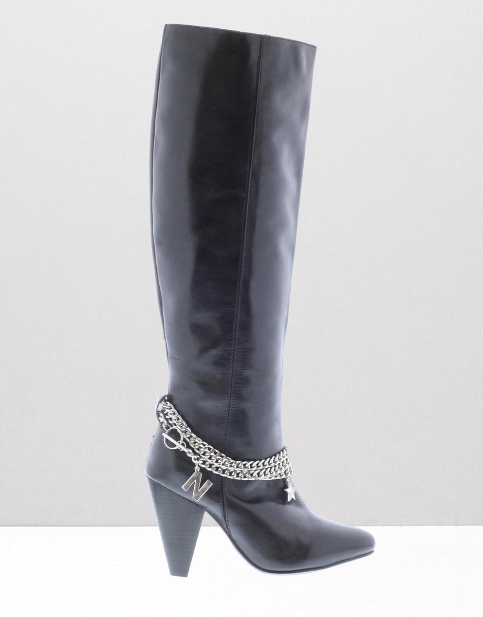 Nikkie Chain Knee Boots - Maat 36 | bol.com
