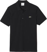 Lacoste Black Light Jersey Polo Shirt Heren Sportpolo casual - Maat S  - Mannen - zwart