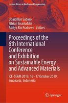Lecture Notes in Mechanical Engineering - Proceedings of the 6th International Conference and Exhibition on Sustainable Energy and Advanced Materials